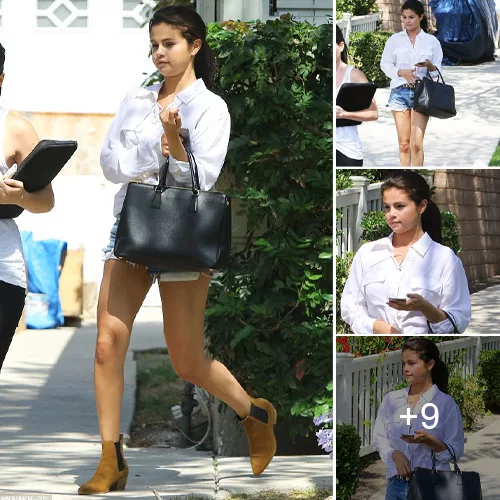 Selena Gomez Flaunts Toned Legs in Daisy Dukes While Running Errands in