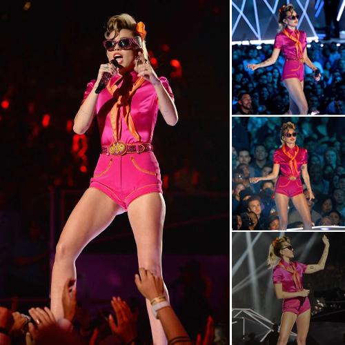 Miley Cyrus Shines Bright at the 2017 MTV Video Music Awards